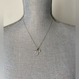 Elegant Sterling Silver Dragonfly Pendant Necklace